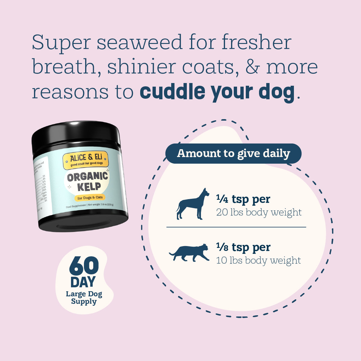 Organic Kelp for Cats & Dogs