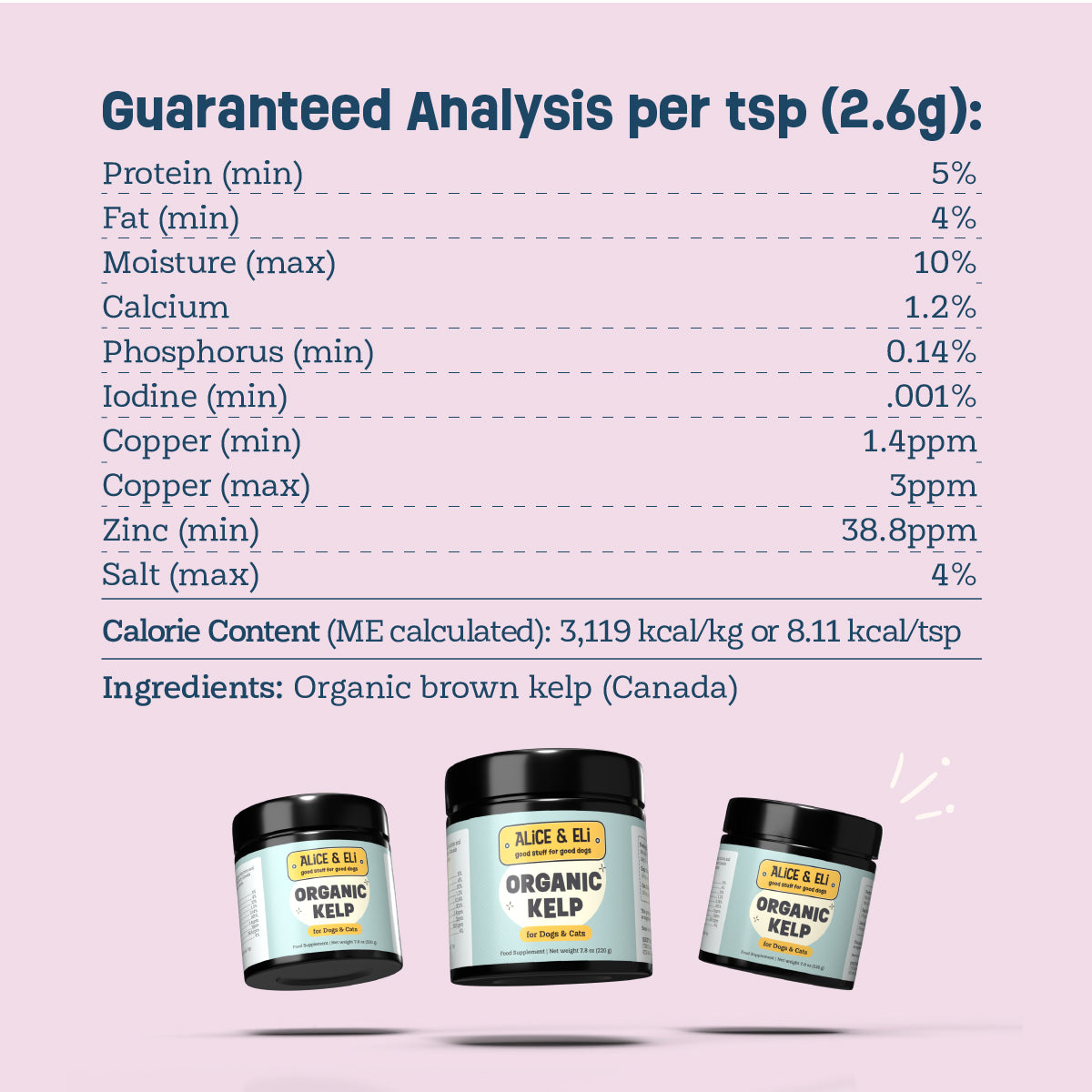 Organic Kelp for Cats & Dogs